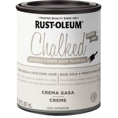 RUST OLEUM - Pintura tizada Chalked Crema Gasa Ultra Mate