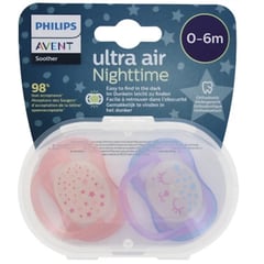 PHILIPS AVENT - Chupones Avent Ultra Aereados de 0 a 6 Meses Niña