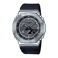 G-SHOCK - Reloj Acero Plateado y Resina Negra GM-2100-1