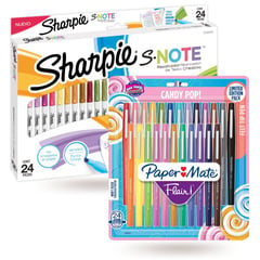 SHARPIE - Pack Marcador S-note + Flair x 48