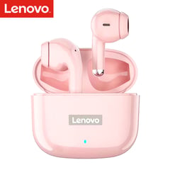 LENOVO - Lenovo - Audífonos inalámbricos LP40 Pro Bluetooth 5.1 - Rosado