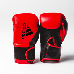 ADIDAS - Guantes de boxeo Hybrid 150 rojo-negro 10 onzas