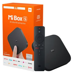 XIAOMI - Mi Box S Ultra HD 4K Streaming Chromecast 2da GEN - Negro