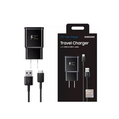 SAMSUNG - Cargador 15W Tipo-C para Galaxy S10 - S10 Plus - S10e Negro