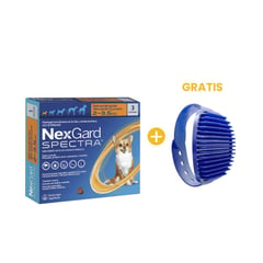 NEXGARD - Nexgard Spectra XS x 3 Tab + GRATIS Peine Mascotas