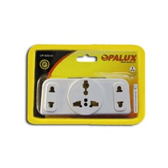 OPALUX - Adaptador Enchufe Plano Triple Op-609-a3