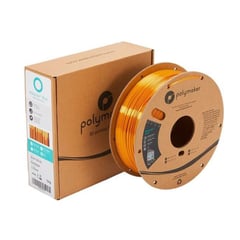 POLYMAKER - Filamento PolyLite PLA Sedoso Oro Metalico 175mm 1Kg