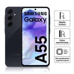 SAMSUNG - GALAXY A55G 8GB 256GB LIBRE NUEVO - NEGRO