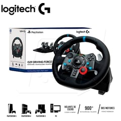 LOGITECH - TIMON CON PEDAL DE CARRERAS G29 DRIVING FORCE PS3-PS4-PS5-PC