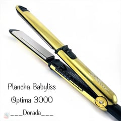 BABYLISS PRO - Plancha Alisadora Nano Titanium Optima 3000 1 1/4" 465°C/240°C - Dorado.