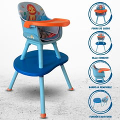 BABY KITS - Silla Carpeta 3 en 1 para Bebé «NEW BISTRO» BLUE