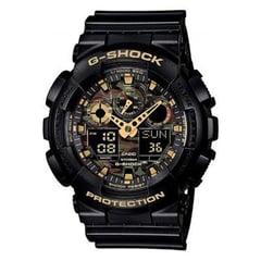 G-SHOCK - Reloj Resina Negro con Camuflaje GA-100CF-1A9