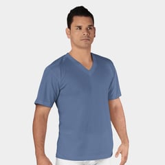 SYDNEY - Polo Cuello V para Hombre de Verano - AlgodÃ³n.