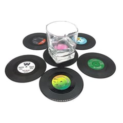 RETRO - Posavasos Disco de vinilo