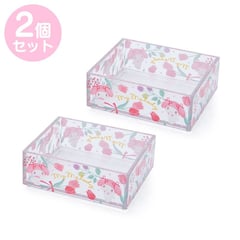 SANRIO - - Set de 2 Cajitas Organizadora Apilables My Melody Flowers