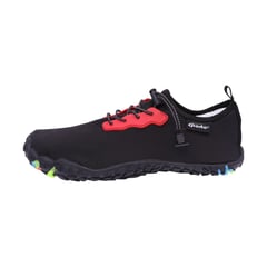 PORTO - Aquashoes Zapatillas Acuáticas Hombre Negro - Rojo