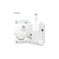 GOOGLE - Convertidor a Smart TV Chromecast 4G 4K 2160p Incluye Control