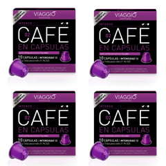 VIAGGIO ESPRESSO - Pack Viaggio Intenso: 40 cápsulas para el sistema Nespresso® original