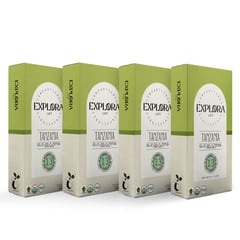 EXPLORA CAFE - Pack Tanzania: 40 cápsulas compatibles con el sistema Nespresso® original