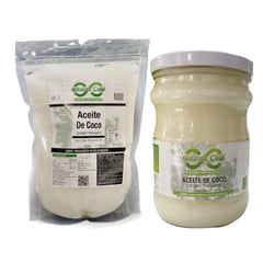 ALKALINE CARE - Aceite De Coco 2Lts (1L Sachet + 1L Frasco)