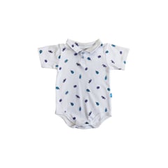 BABY FEES - Body cuello camisero mc niño