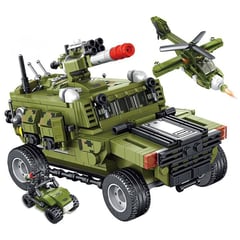 GENERICO - Juguete construcción militar army 8 en 1 niños