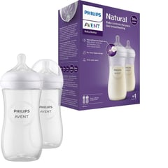 AVENT - Pack biberones Natural +6 meses 330 ml