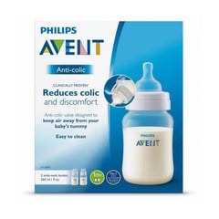 AVENT - Biberones anticólico pack 2 uni de 260 ml - scf563/27