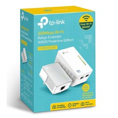 TP LINK - Kit Extensor Power line Wifi Av600  TLWPA-4220 kit Repetidor TP-LINK