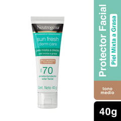 NEUTROGENA - Protector Sun Fresh Piel Morena Fps 70 40Grs