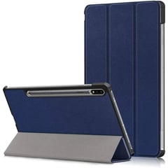 GENERICO - Funda Book Cover Para Tablet Samsung Tab S7 FE 12.4 SM-T730 Azul