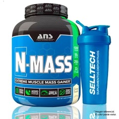 ANS PERFORMANCE - Ganador de Peso Ans N Mass 6 lb Vainilla + Shaker