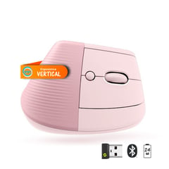 LOGITECH - Mouse Vertical MX Lift Bluetooth Ergonómico - Rosa