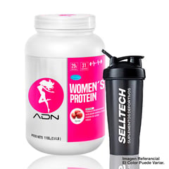 ADN - Proteína Women Protein 1,1kg Chocolate Shaker