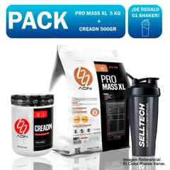 ADN - Pack Pro Mass XL 5kg Chocolate Creadn 500gr