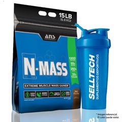 ANS PERFORMANCE - Ganador de Peso Ans N Mass 15 lb Chocolate + Shaker