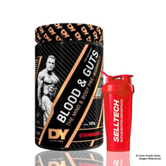 DORIAN YATES - Pre Entreno Blood And Guts 380Gr 40 Serv Fresa + Shaker