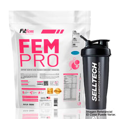 FITFEM - Proteína Fem Pro 3kg Chocolate Shaker