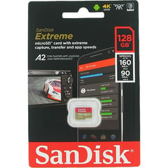 SANDISK - Extreme A2 Gopro Memoria Micro SD 128GB Nintendo