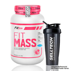 FITFEM - Proteína Fit Mass 2kg Vainilla Shaker