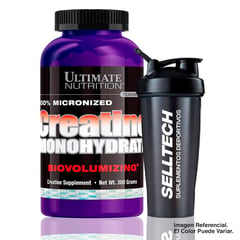 ULTIMATE NUTRITION - Creatina Monohidratada 300 gr + Shaker