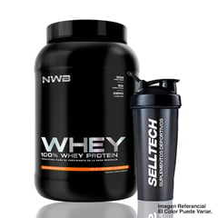 NWB - Proteína Whey Concentrate 3lb Chocolate Shaker