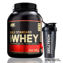 OPTIMUN NUTRITION - Proteína ON Gold Standard 100% Whey 5 lb Chocolate + Shaker