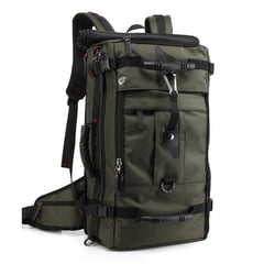 KAKA - Mochila Hombre 2070 Antirrobo Viaje Outdoor Laptop Verde