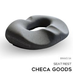 CHECAGOODS - Cojin Dona para Hemorroides Próstata Ortopedico Checa Goods S4 Gris