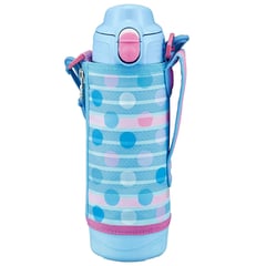 TIGER - Termo para niños 500ml Acero inoxidable Celeste Japón