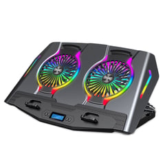 AVATEC - Cooler para Laptop Gamer 2 Fan 14cm RGB soporte de celular