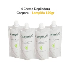 GENERICO - 4 Crema Depiladora Corporal Lampiña