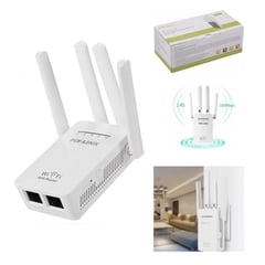 LINK - Router Wifi 300mbps Repetidor De Señal Extender 4 Antenas