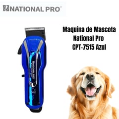 GENERICO - Maquina de Mascota National Pro CPT-7515 - Azul